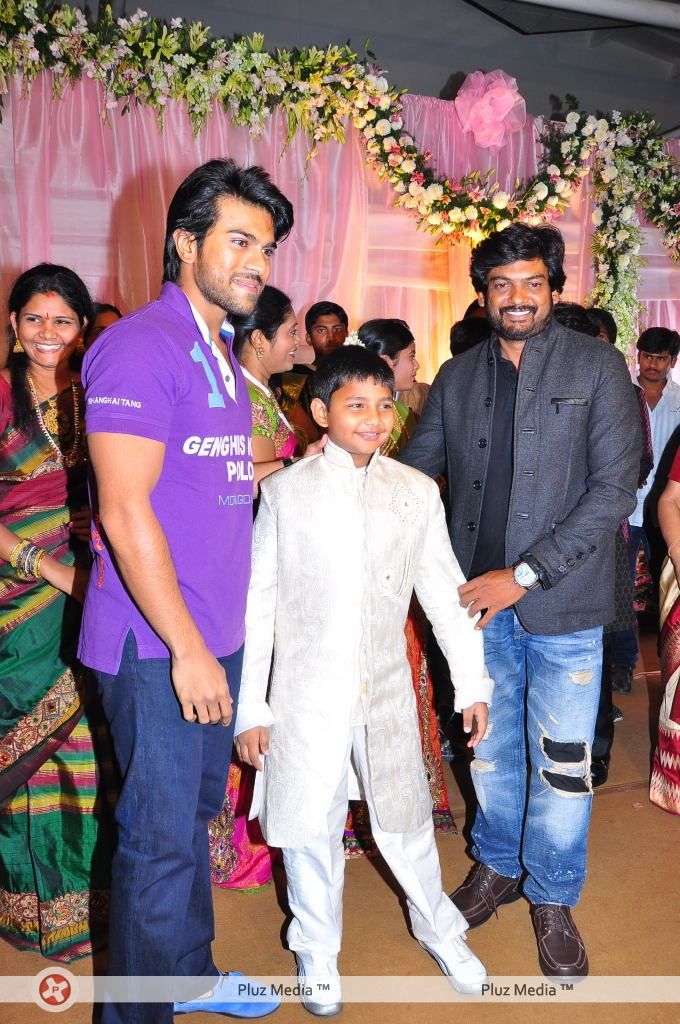 Ram Charan Teja - Puri Jagannadh daughter pavithra saree ceremony - Pictures | Picture 119117